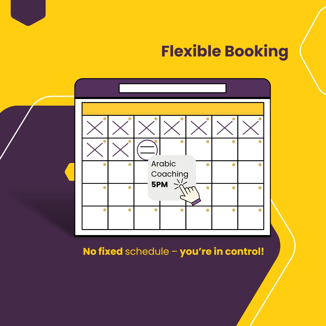 Flexible Booking - No Fixed Schedule