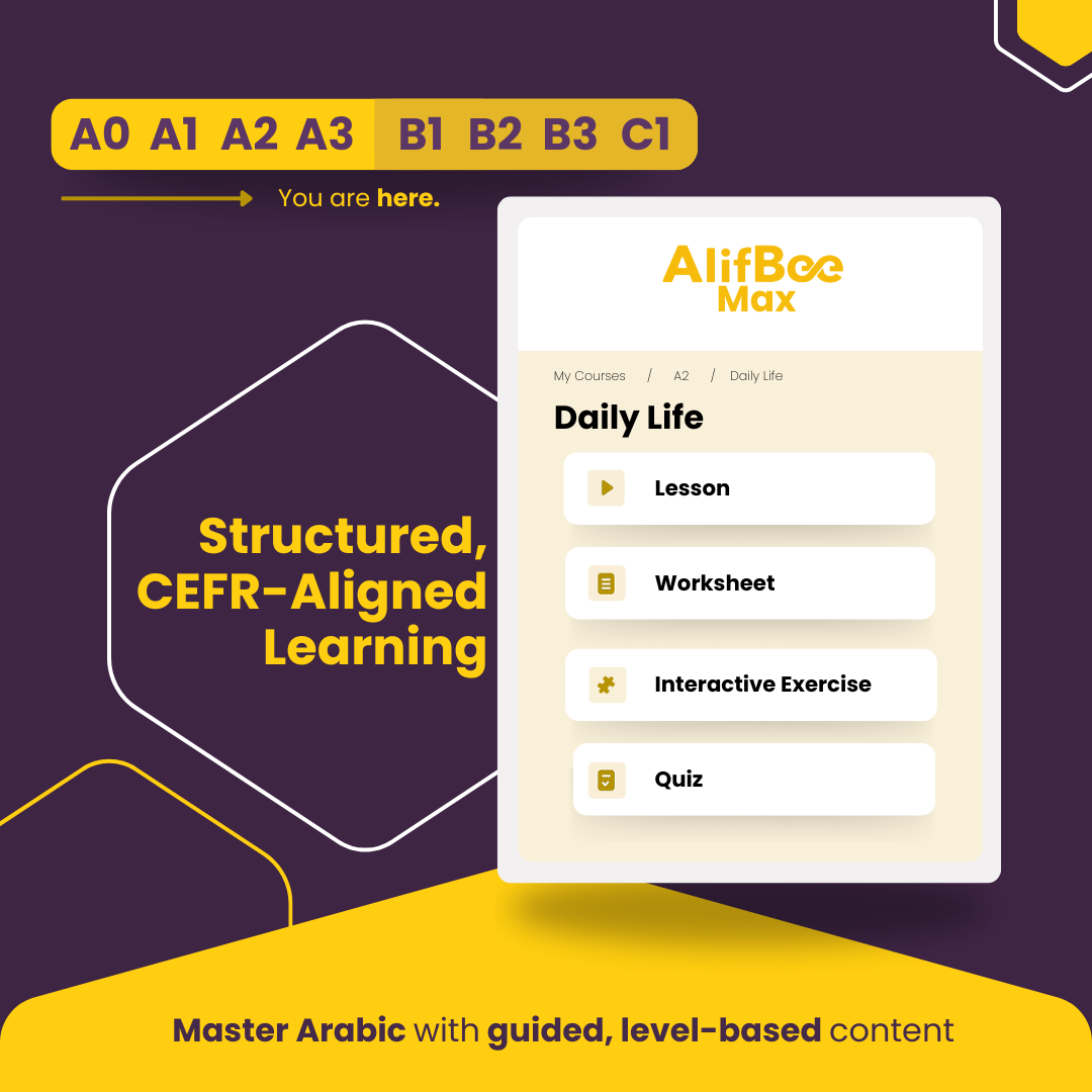 Structured, CEFR-Aligned Learning