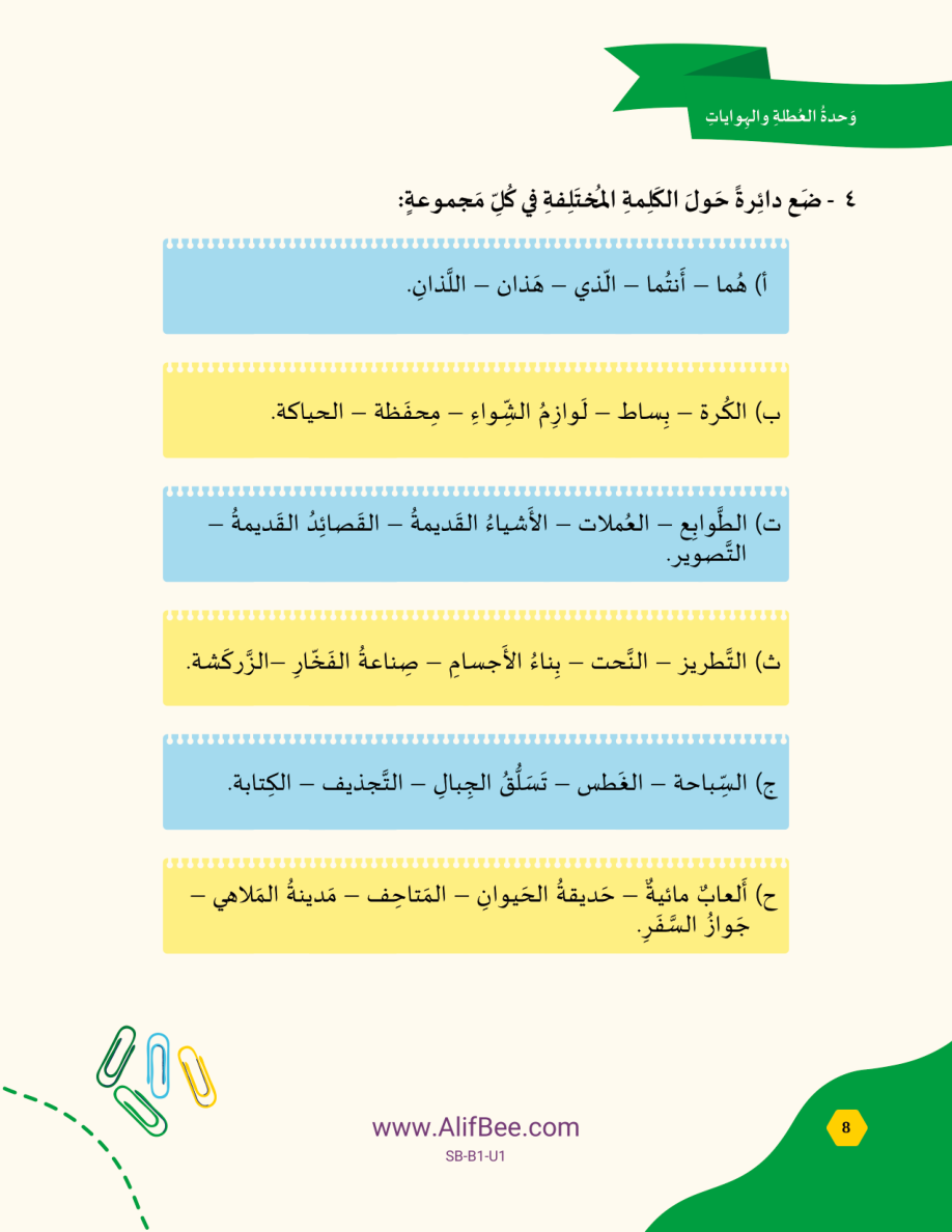 Differentiate Words