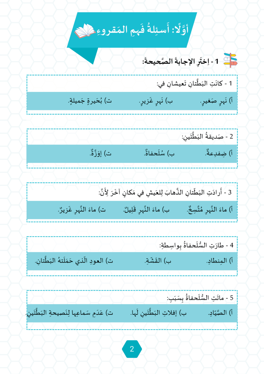 Comprehension Exercise