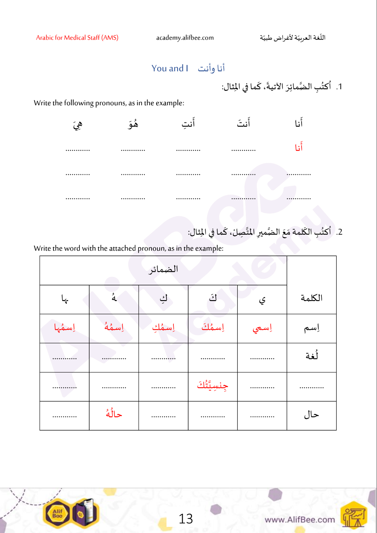 Arabic for Medical Staff (AMS) Book Series | Complete 3-Book Collection