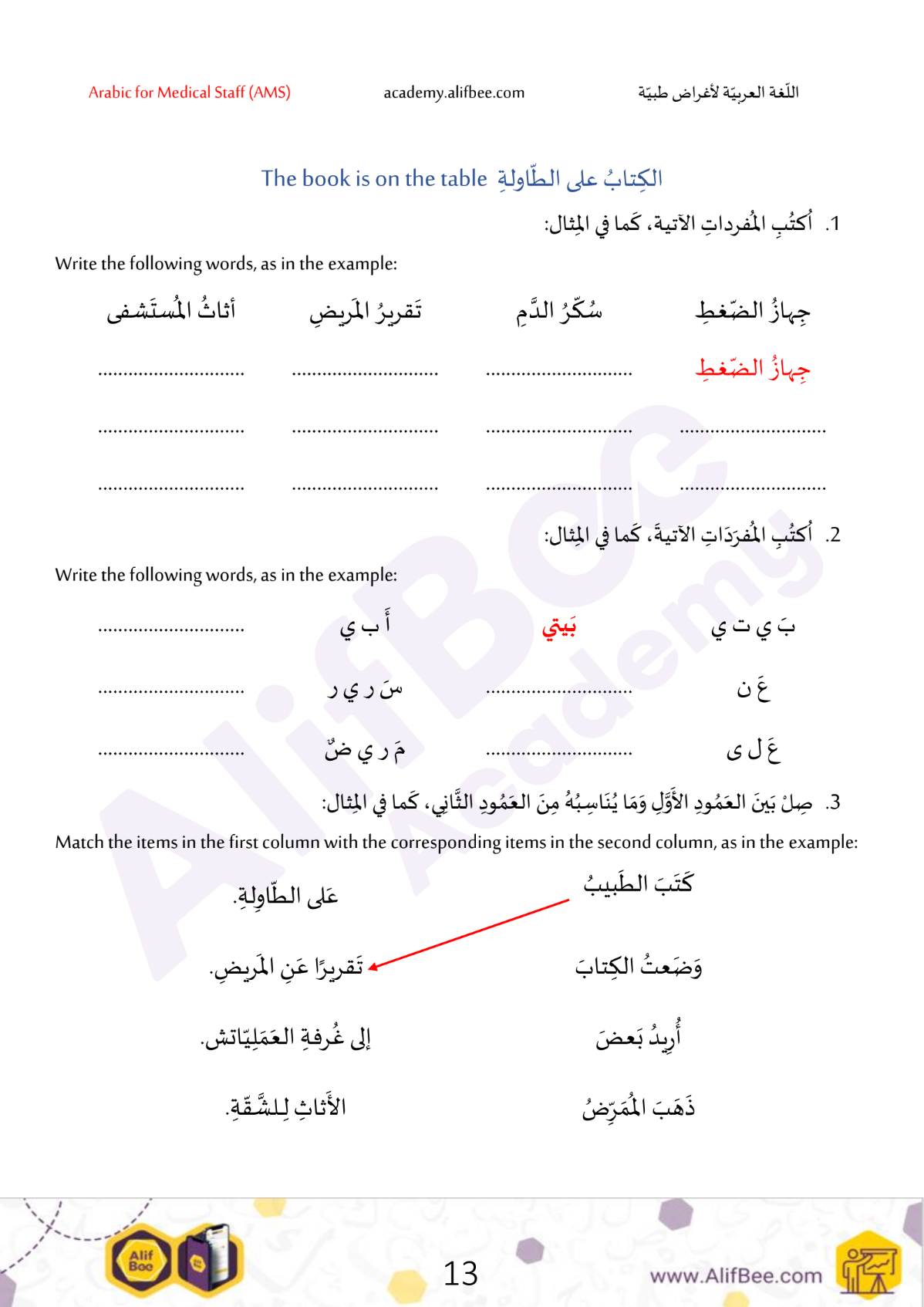 Arabic for Medical Staff (AMS) Book Series | Complete 3-Book Collection