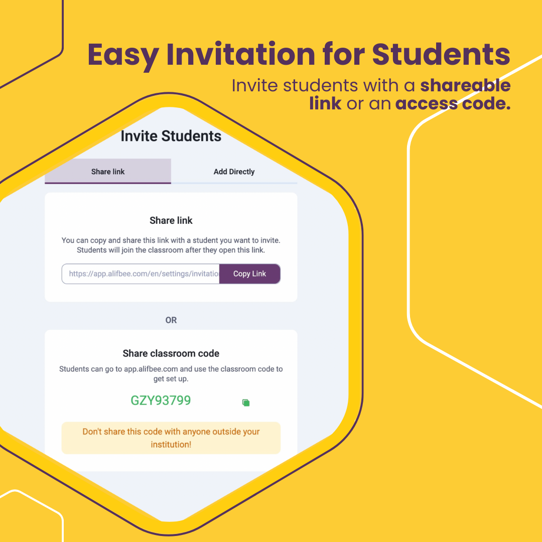Easy Invitation for Students