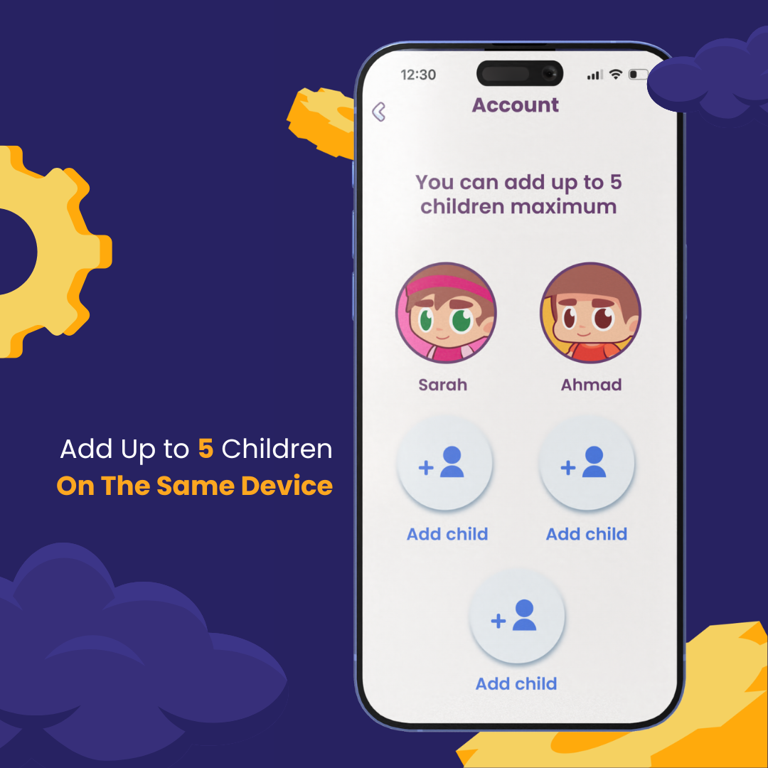 Add Up to 5 Children on The Same Device