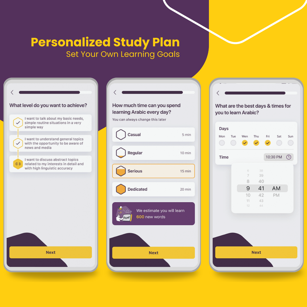 Personalized Study Plan